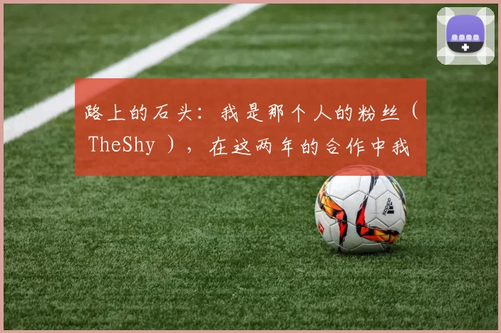 路上的石头：我是那个人的粉丝（ TheShy ），在这两年的合作中我对他非常好。